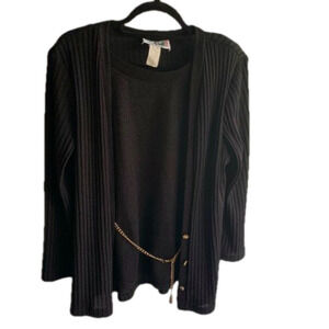 Vintage Rare Olivia Rose one piece cardigan set measures like a medium.   1980’s